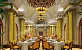 1100平米新中式餐厅设计