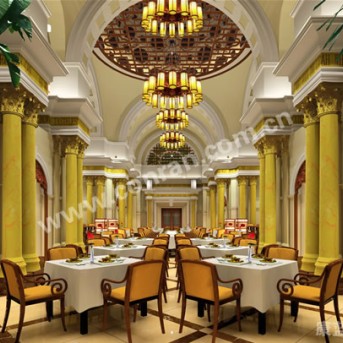 1100平米新中式餐厅设计