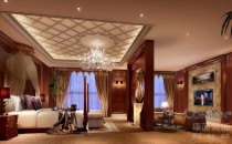 贵州皇冠大酒店总统套间卧房设计