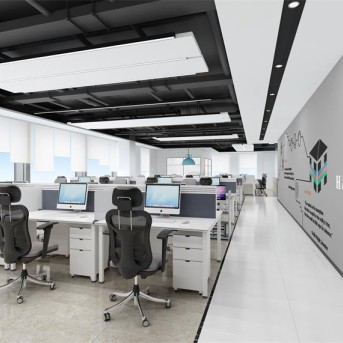 深圳松博信息咨询公司办公室装修设计项目